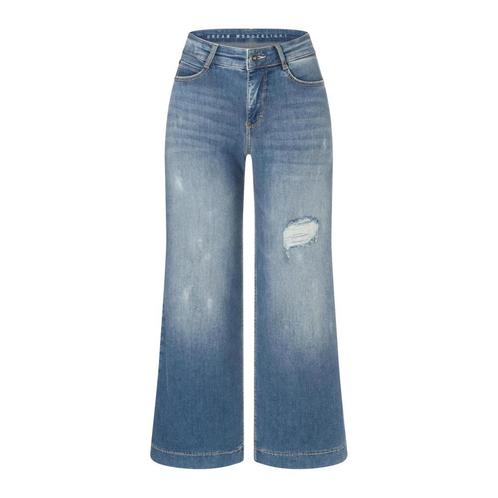 MAC • blauwe Dream Culotte destroyed • 34, Kleding | Dames, Broeken en Pantalons, Blauw, Nieuw, Maat 34 (XS) of kleiner, Verzenden