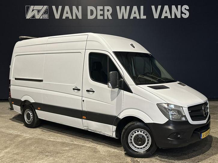 Zakelijke Lease |  Mercedes-Benz Sprinter 316CDI 163pk L2H2, Auto's, Bestelauto's, Dealer onderhouden, Lease, Zwart, Handgeschakeld