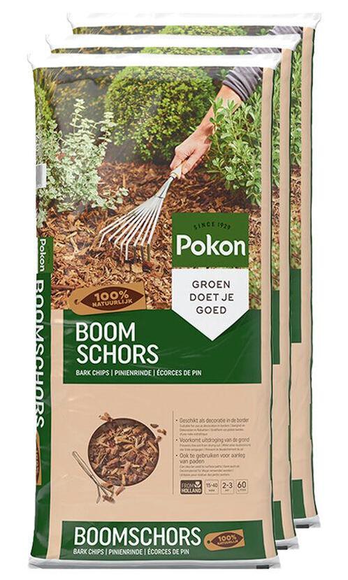 39 x 60L Verse Pokon Boomschors, Tuin en Terras, Tuinwanddecoratie, Ophalen of Verzenden