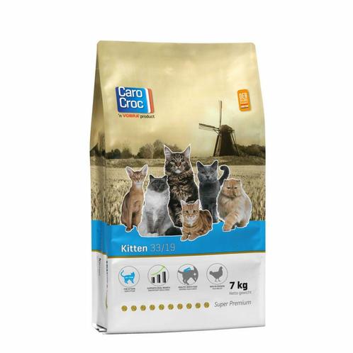 CaroCroc Kattenvoer Kitten 33/19 7 kg, Dieren en Toebehoren, Dierenvoeding, Verzenden