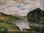 Paul Charavel (1877-1961) - River Landscape, Antiek en Kunst, Kunst | Schilderijen | Klassiek