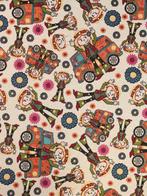 Exclusieve Gobelin Jacquard Stof: Vrede & Vreugde -