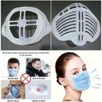 3D Face Mask Siliconen per 100stuks, Hobby en Vrije tijd, Stoffen en Lappen, Nieuw, Overige materialen