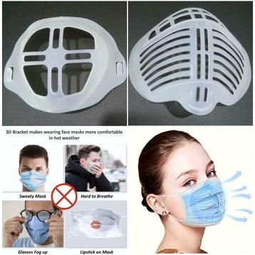 3D Face Mask Siliconen per 100stuks