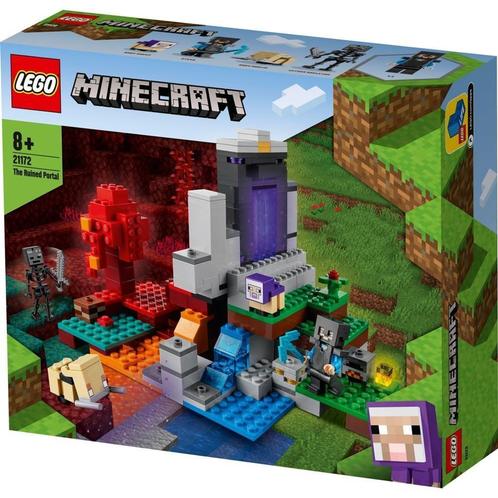 Lego Minecraft 21172 Het verwoeste portaal, Kinderen en Baby's, Speelgoed | Duplo en Lego, Nieuw, Ophalen of Verzenden