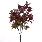 RUSCUS BUSH RED/GREEN 33 cm.  corsagevuller, Huis en Inrichting, Woonaccessoires | Kunstplanten en Kunstbloemen, Ophalen of Verzenden