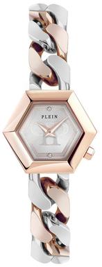 Philipp Plein PWWBA0223 The Hexagon Groumette horloge, Nieuw, Overige merken, Staal, Staal