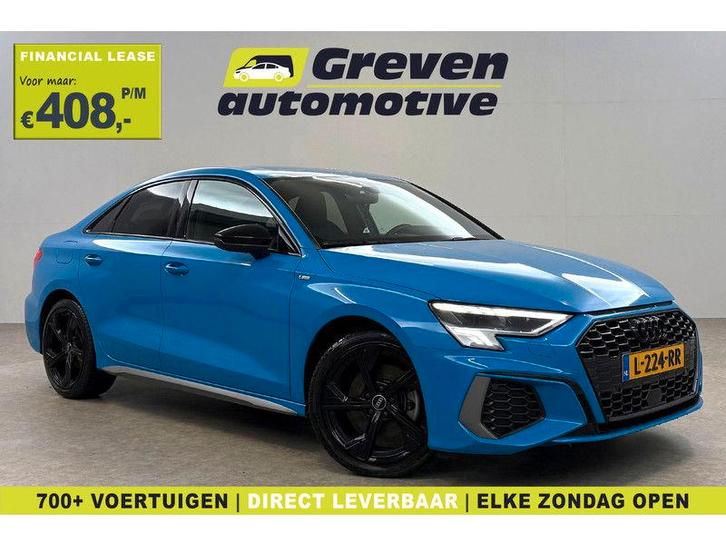 Audi A3 TFSI S-line Turbo Blue | Virtual | Carplay |, Auto's, Overige Auto's, Automaat, Sedan, Benzine, Blauw