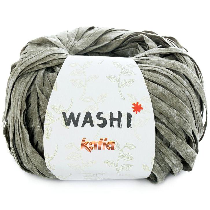 Katia Washi - 109 donker olijfgroen - Lintgaren, Hobby en Vrije tijd, Breien en Haken, Ophalen of Verzenden