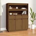 vidaXL buffetkast 89x40x116,5 cm massief grenenhout, Huis en Inrichting, Kasten | Buffetkasten, Verzenden, 100 tot 150 cm, Nieuw