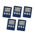 Set van 5 digitale timers, alarmklokken, donkerblauw, Ophalen of Verzenden, Nieuw
