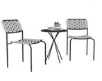 3-delige Bistroset – Stapelbare Polyrotan Stoelen en Tafel, Verzenden, Nieuw