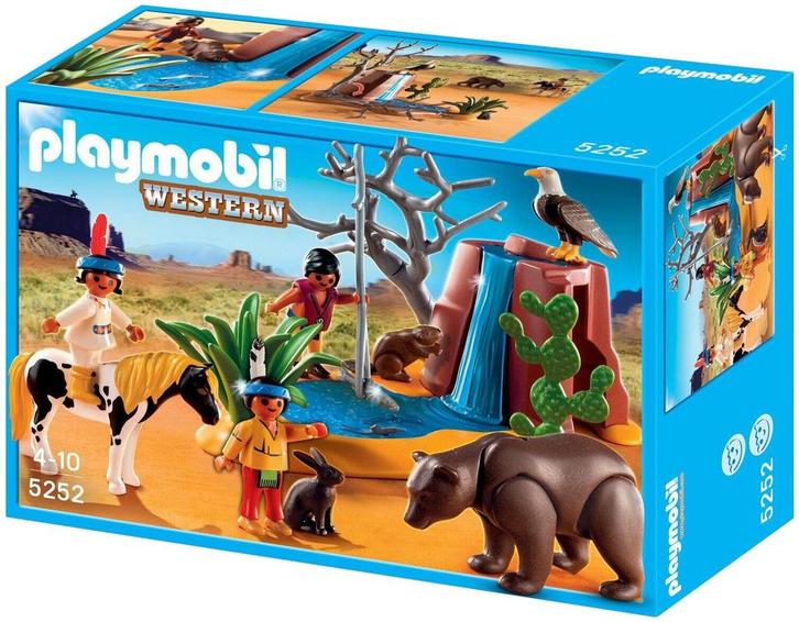 Playmobil Western Indiaantjes met Dieren - 5252 (Nieuw), Kinderen en Baby's, Speelgoed | Playmobil, Nieuw, Verzenden
