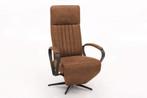 Relaxfauteuil Heukelum - relaxfauteuils - Cognac, Nieuw, Stof, Bruin