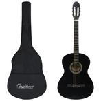 vidaXL Gitaar klassiek beginner met tas 4/4 39 zwart, Verzenden, Nieuw