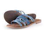 Lazamani Slippers in maat 38 Blauw | 10% korting, Kleding | Dames, Schoenen, Slippers, Lazamani, Zo goed als nieuw, Verzenden