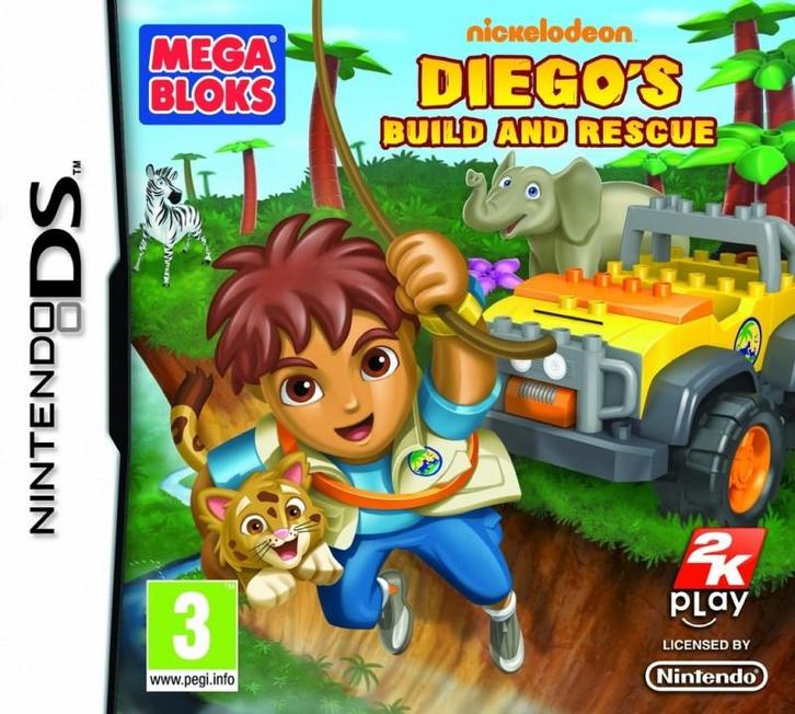 Go Diego Go Megabloks Bouwen en Redden (Nintendo DS), Spelcomputers en Games, Games | Nintendo DS, Gebruikt, Verzenden