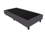 Boxspring 80x210 Linnenlook Donker grijs, Verzenden, Nieuw, Modern