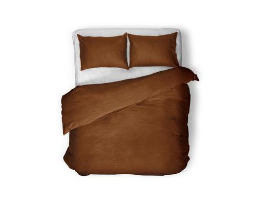 PRIMAVIERA DELUXE Egyptisch katoen Uni Bruin, Huis en Inrichting, Slaapkamer | Beddengoed