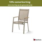 2 stuks Sieger Cadiz Stapelstoel Aluminium/Textilene, Huis en Inrichting, Stoelen, Ophalen of Verzenden, Nieuw, Overige materialen