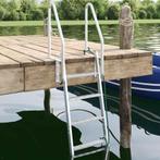 vidaXL Dock ladder Zilver 58 x 77 x 166 cm Aluminium, Watersport en Boten, Verzenden, Nieuw
