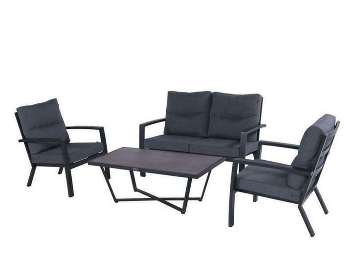 hartman canberra lounge sofa set 2, Tuin en Terras, Tuinsets en Loungesets, Bank, Bijzettafel, Stoel, 4 zitplaatsen, Nieuw, Aluminium