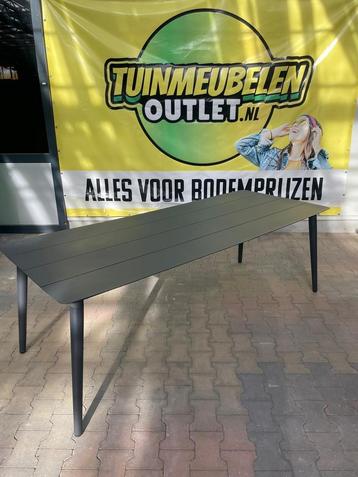 Tuintafel aluminium antraciet beschikbaar voor biedingen