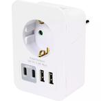 Benson Stopcontact met 2 USB-A en 2 USB-C poorten - Kinde..., Ophalen of Verzenden, Nieuw