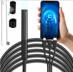 Endoscoop 2 meter - Micro USB + USB-C + Lightning - Ø8mm, Ophalen of Verzenden, Nieuw