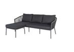 Chaise Longue Loungeset Limoges Antraciet Rope Baratti, Verzenden, Nieuw