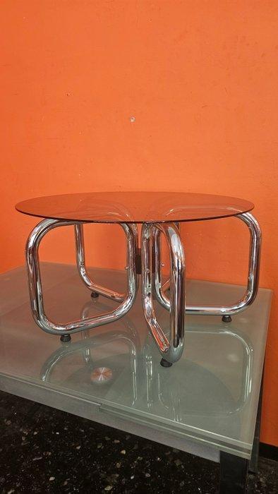 Tafel - gechromeerd staal - salontafel, Antiek en Kunst, Kunst | Designobjecten