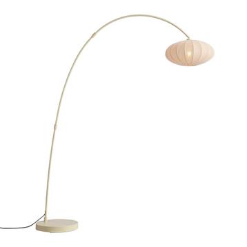 Japandi booglamp beige met kap - Bida beschikbaar voor biedingen