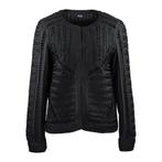 Alix the Label • zwart gevlochten jasje • L, Kleding | Dames, Alix the Label, Verzenden, Zwart, Maat 42/44 (L)