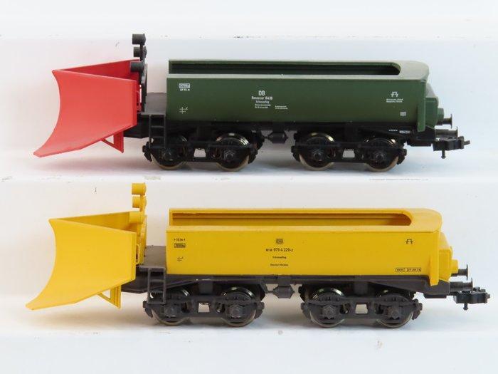 Liliput H0 - o.a. 30909 - Modeltrein goederenwagon (2) - 2x, Hobby en Vrije tijd, Modeltreinen | H0