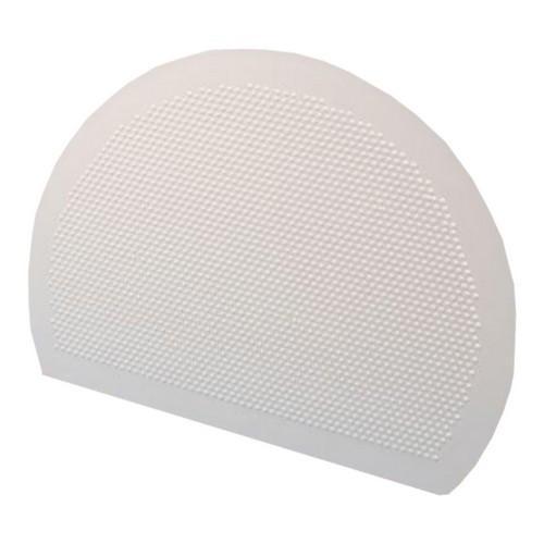 Krabber kunststof groot wit met ribbel 20x15 cm, Hobby en Vrije tijd, Taarten en Cupcakes maken, Nieuw, Verzenden