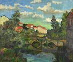 Albert Malet (1905-1986) - Vieux pont de Bellac, Haute