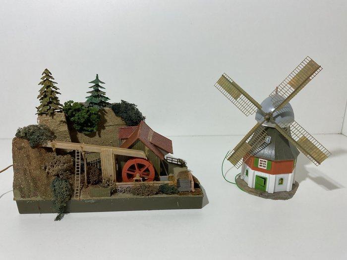 Faller H0 - Modeltreinlandschap (2) - Water- en Windmolen, Hobby en Vrije tijd, Modeltreinen | H0