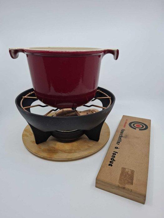 Le Creuset - Enzo Mari - Braadpan (11) - La mama - Gietijzer, Antiek en Kunst, Antiek | Keukenbenodigdheden