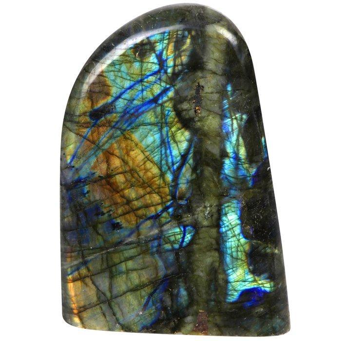 Topkwaliteit - Levendige Regenboogglans - Labradoriet Vrije, Verzamelen, Mineralen en Fossielen