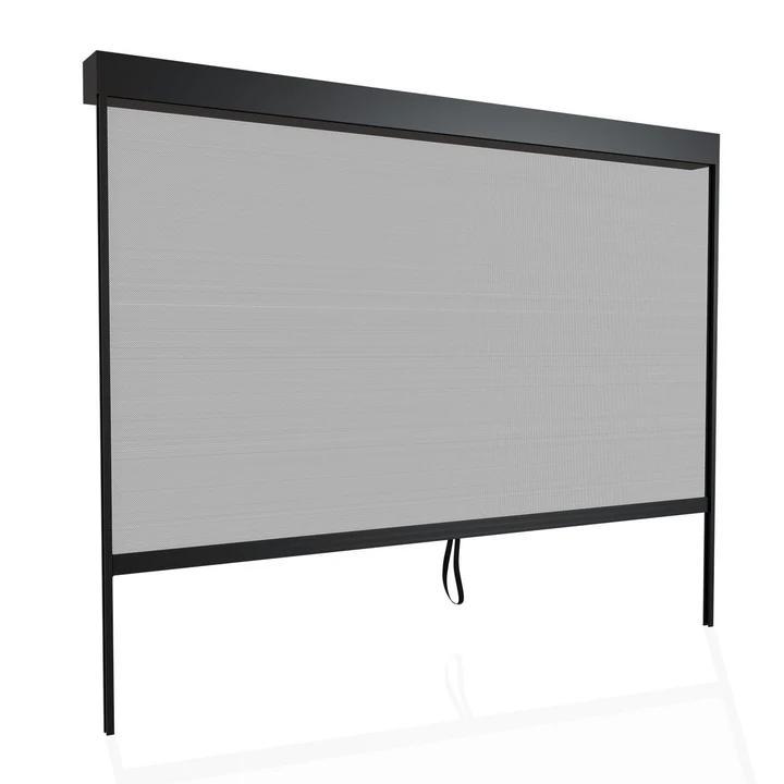 Zijwand Voor Lamellendak - Tahiti 3x2,4 m - Antraciet, Tuin en Terras, Overkappingen, Nieuw, Verzenden