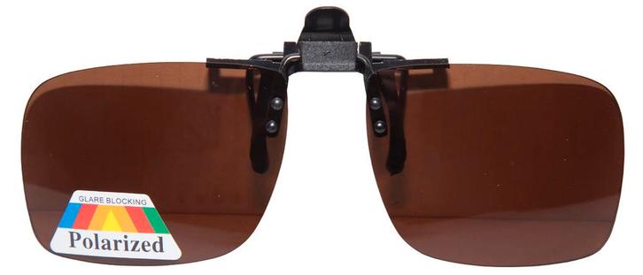 Ultimate Clip On Sunglasses - Brown, Watersport en Boten, Hengelsport | Algemeen, Overige typen, Nieuw, Verzenden