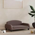 vidaXL Hondenmand 70x45x30 cm kunstleer bruin, Verzenden, Nieuw