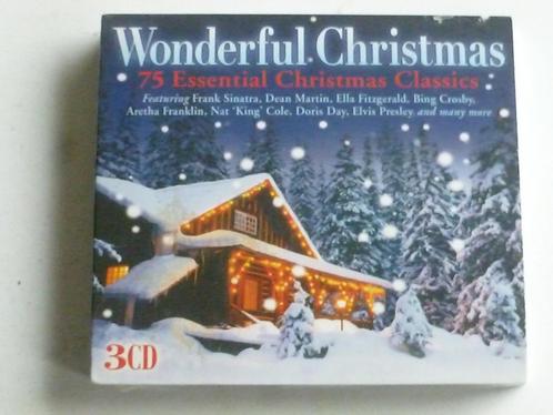 Wonderful Christmas - 75 essential Christmas Classics (3 CD), Cd's en Dvd's, Cd's | Kerst en Sinterklaas, Verzenden