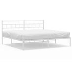 Bedframe 180x200 Wit - Retourdeal - 55% Korting!, Huis en Inrichting, Slaapkamer | Bedden, Wit, Ophalen of Verzenden, 180 cm, 200 cm