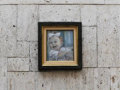 Giovan Battista Crema (1883-1964) - Bambina gioiosa - NO, Antiek en Kunst, Kunst | Schilderijen | Klassiek