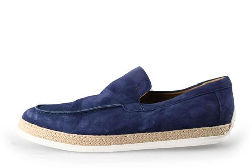 Giorgio Instappers in maat 45 Blauw | 10% extra korting, Kleding | Heren, Schoenen, Blauw, Zo goed als nieuw, Overige typen, Verzenden