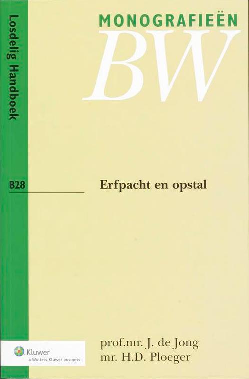 Erfpacht en opstal / Monografieen Nieuw BW B-serie / B28, Boeken, Wetenschap, Gelezen, Verzenden