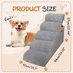 Hondentrapje voor honden - 40x84x57 cm - Grijs - Nobleza, Verzenden, Zo goed als nieuw