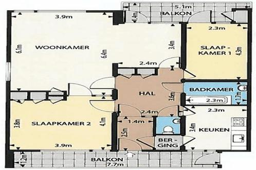 Appartement Kluizeweg in Arnhem, Huizen en Kamers, Huizen te huur, Via bemiddelaar, Gelderland, Appartement