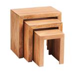 Toko Light Mango Nest of 3 Tables, Nieuw